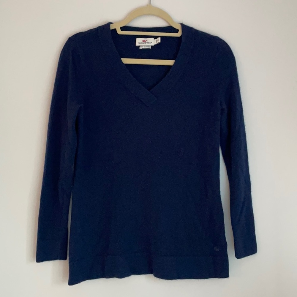 Vineyard Vines Cashmere Blend V-Neck Sweater